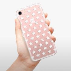 iSaprio Silikónové puzdro - Stars Pattern - white pre Apple iPhone 7 / 8