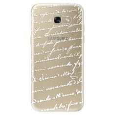 iSaprio Silikónové puzdro - Handwriting 01 - white pre Samsung Galaxy A5 (2017)