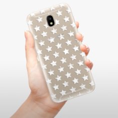 iSaprio Silikónové puzdro - Stars Pattern - white pre Samsung Galaxy J5 (2017)