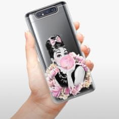 iSaprio Silikónové puzdro - Pink Bubble pre Samsung Galaxy A80