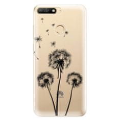 iSaprio Silikónové puzdro - Three Dandelions - black pre Huawei Y6 Prime 2018