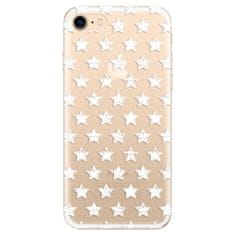 iSaprio Silikónové puzdro - Stars Pattern - white pre Apple iPhone 7 / 8