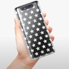 iSaprio Silikónové puzdro - Stars Pattern - white pre Samsung Galaxy A80