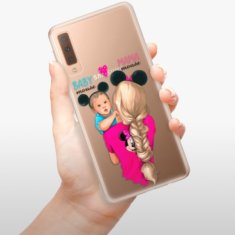 iSaprio Silikónové puzdro - Mama Mouse Blonde and Boy pre Samsung Galaxy A7 (2018)