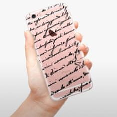 iSaprio Silikónové puzdro - Handwriting 01 - black pre Apple iPhone 6