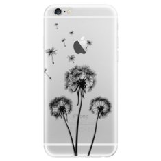 iSaprio Silikónové puzdro - Three Dandelions - black pre Apple iPhone 6 Plus