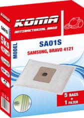 KOMA SA01S - Sada 25 ks vreciek do vysávača Samsung, Bravo 4121