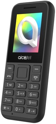 Alcatel 1066G, tlačidlový telefón, lacný, dostupný mobil, FM rádio, farebný displej, kompaktný, malé rozmery, dlhá výdrž na batériu