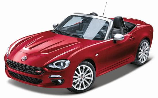 BBurago Fiat 124 Spider 1:24, červený