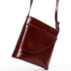 Delami Florence Dámska kožená crossbody, brown