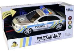 MaDe Policajné auto s českým hlasom na zotrvačník 24 cm