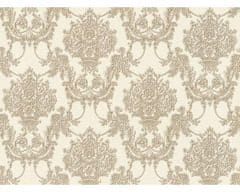 A.S. Création Tapeta s kvetinovým ornamentom mosadzným efektom - 34492-5 - tapety do spálne