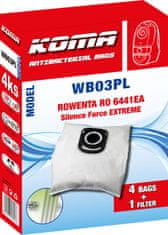 KOMA WB03PL - Vrecká do vysávača ROWENTA RO6441 Silence Force EXTREME
