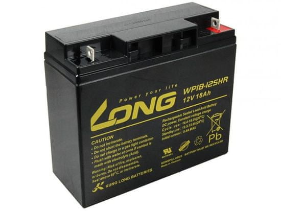 Long Long 12V 18Ah olovený akumulátor HighRate F3 (WP18-12SHR)