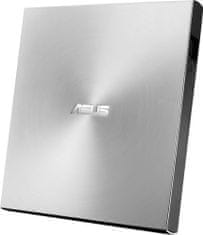 ASUS SDRW-08U7M-U + 2x M-Disk, slim, externí, strieborná