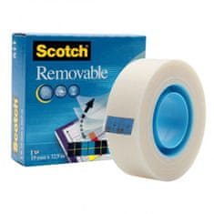 Scotch Lepiaca páska Removable odnímateľná 19 mm x 33 m