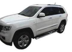 J&J Automotive Bočné nerezové rámy pre Jeep Grand Cherokee 2011-vyššie oval