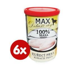 FALCO MAX deluxe kuracie prsia bez kosti 6x400g