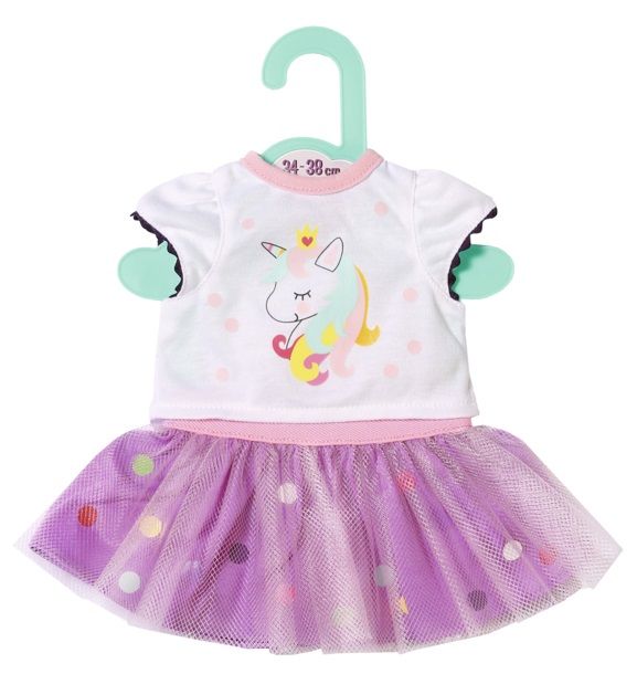 Zapf Creation Dolly Moda Tričko s tutu sukienkou, 36 cm