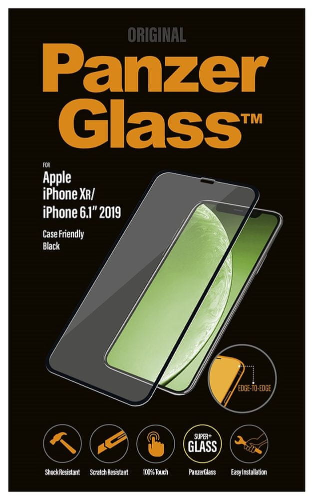 PanzerGlass Edge-to-Edge pro Apple iPhone Xr/11 čierne, 2665