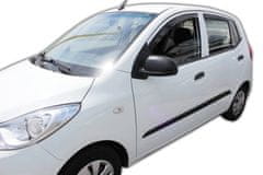 HEKO Deflektory / ofuky okien pre Hyundai i10 5D 2008-2013 4ks predne+zadne