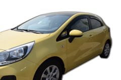 HEKO Deflektory / ofuky okien pre Kia Rio III 5D HTB 2012-2017 4ks predne+zadne