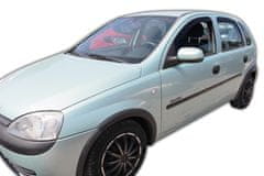 HEKO Deflektory / ofuky okien pre Opel Corsa C 5D 2000-2006 4ks predne+zadne