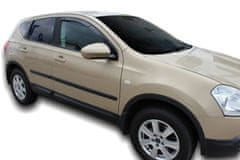 HEKO Deflektory / ofuky okien pre Nissan Qashqai 5D 2007-2013 4ks predne+zadne