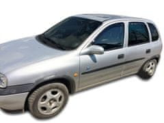 HEKO Deflektory / ofuky okien pre Opel Corsa B 5D 1993-2001 4ks predne+zadne