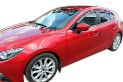 HEKO Deflektory / ofuky okien pre Mazda 3 III 4/5D SEDAN/HTB 2013-2018 4ks predne+zadne