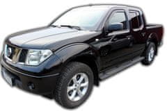 HEKO Deflektory / ofuky okien pre Nissan Navara D40 Pick up 4D 2005-2015 4ks predne+zadne