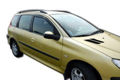 HEKO Deflektory / ofuky okien pre Peugeot 206 5D 1998-2005 2ks predne