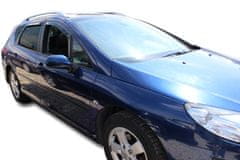 HEKO Deflektory / ofuky okien pre Peugeot 407 5D SW/KOMBI 2004-2011 4ks predne+zadne