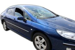 HEKO Deflektory / ofuky okien pre Peugeot 407 4D SEDAN 2004-2011 4ks predne+zadne