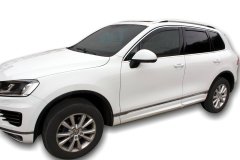 HEKO Deflektory / ofuky okien pre Volkswagen Touareg 5D 2010-2018 4ks predne+zadne