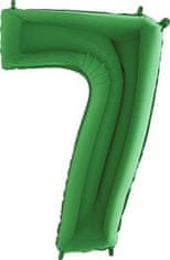 Grabo Nafukovací balónik číslo 7 zelený 102 cm extra veľký
