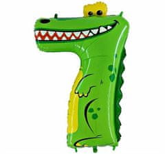 Grabo Nafukovací balónik krokodíl číslo 7 pre deti 102 cm