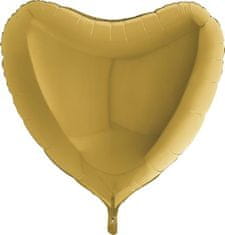 Grabo Nafukovací balónik zlaté srdce 91 cm