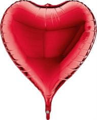 Grabo Nafukovací balónik červené srdce 3D 58 cm