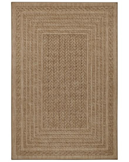 NORTHRUGS Kusový koberec Forest 103992 Beige / Brown – na von aj na doma