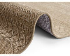 NORTHRUGS Kusový koberec Forest 103995 Beige / Brown – na von aj na doma 80x150