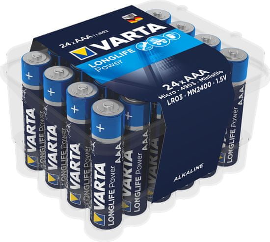 VARTA Longlife Power 24 AAA (Clear Value Pack) 4903121124 - rozbalené