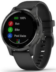 Garmin vivoactive 4S PVD, Black/Slate - zánovné