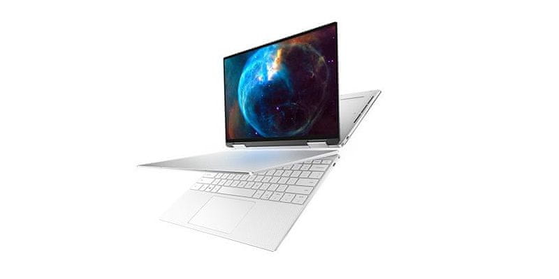 Notebook Dell XPS 13 2v1 (TN-7390-N2-722SW) prémiová kvalita prevedenia procesor Intel 10. generácie odolná hliníková konštrukcia