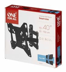 One For All WM2251 Full-Motion TV Wall Mount - otočný dvojramenný držiak na televízory 13"-40"