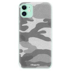 iSaprio Silikónové puzdro - Gray Camuflage 02 pre Apple iPhone 11