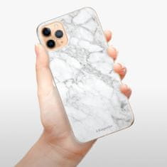 iSaprio Silikónové puzdro - SilverMarble 14 pre Apple iPhone 11 Pro Max