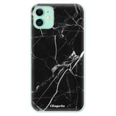 iSaprio Silikónové puzdro - Black Marble 18 pre Apple iPhone 11