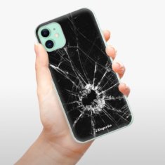 iSaprio Silikónové puzdro - Broken Glass 10 pre Apple iPhone 11