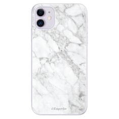 iSaprio Silikónové puzdro - SilverMarble 14 pre Apple iPhone 11